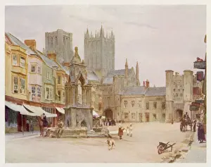 Wells Prints: Wells / Marketplace 1906