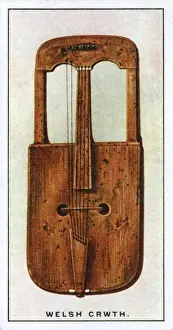 Stringed Prints: Welsh Crwth - Rare Musical Instrument
