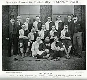 Davies Prints: Welsh International Association Football Team, 1895