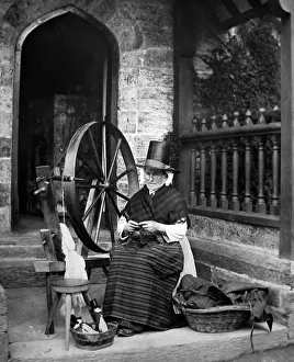 Welsh lady in traditional costume - Victorian period