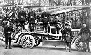 Crews Prints: Wembley Fire Brigade motorised pump-escape and crew