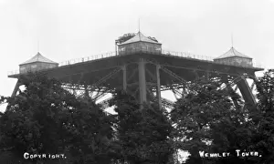 Unfinished Prints: Wembley Park Tower under construction