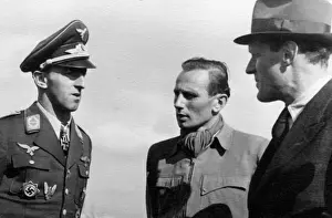 Fritz Prints: Wendel, Fritz, test pilot with Graf (left) and Nett