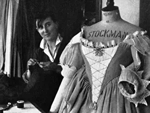 Chichester Prints: Wendy North, seamstress, at Chichester Festival Theatre