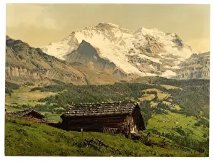 Jungfrau Prints: Wengen and Jungfrau, Bernese Oberland, Switzerland