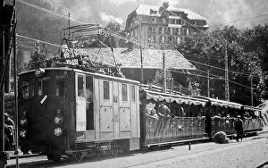 Wengen Railway, Switzerland in 1923