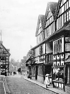 Much Wenlock High Street early 1900s
