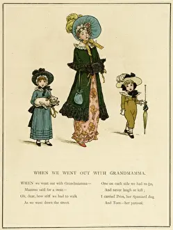 Grand Parents Prints: When we went out with grandmamma