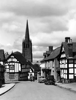 Weobley, a beautiful Herefordshire market town of old half-timbered houses