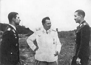 Adolf Collection: Werner Molders, Hermann Goering and Adolf Galland