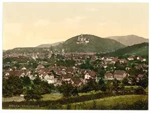 Wernigerode from the Sennhutte, Hartz, Germany