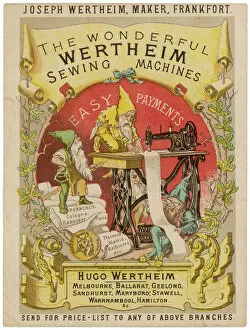 1890 Gallery: Wertheims Sewingmachine