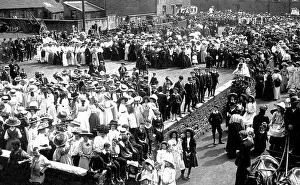 Holmfirth Prints: Wesleyan Centenary, Holmfirth 16th July 1910