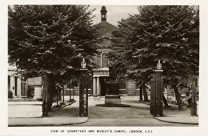 Methodism Prints: Wesleys Chapel, City Road, London