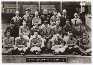 Albion Gallery: West Bromwich Albion FC football team 1936
