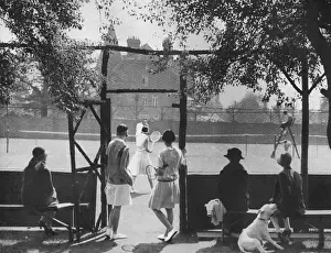 Ealing Prints: West Side Country Club, Ealing - tennis courts