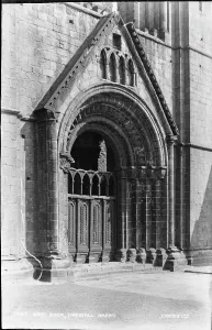 Craftsmanship Prints: West Door of Kirkstall Abbey
