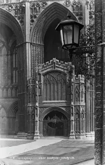 Wrought Prints: West Doorway of Peterborough Cathedral