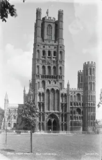Stonework Prints: West Front of Ely Cathedral