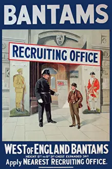 Shorter Prints: West of England Bantams (Bristol) - recruitment poster