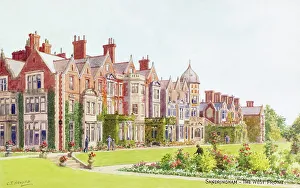 Sandringham Prints: The West Front, Sandringham, Norfolk