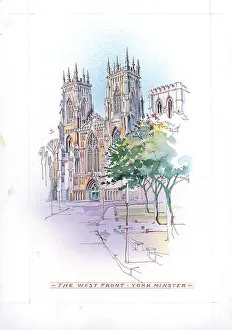 Whitworth Gallery: The West Front, York Minster