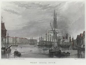 Harbours Collection: West India Dock 1825