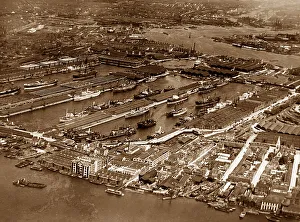 West India Dock, London, early 1900s
