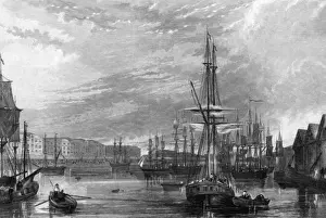 Poplar Prints: West India Import Dock, Poplar, London