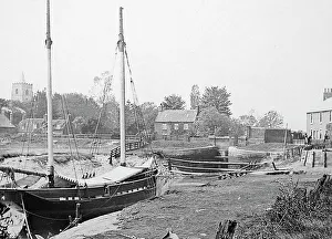 Lynn Prints: West Lynn Harbour, Norfolk, Victorian period