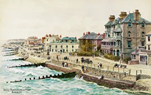 Bognor Prints: West Parade, Bognor Regis, Sussex, viewed from the Pier