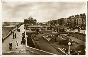 Rhyl Prints: West Parade Gardens, Rhyl, North Wales