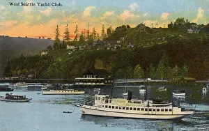 Northwestern Prints: West Seattle Yacht Club, USA