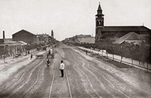 West Street, Durban, Natal, South Africa, c.1888
