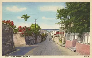 Bahamas Prints: West Street, Nassau, Bahamas
