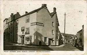 Hart Prints: West Street & North Street, Wiveliscombe, Taunton, England