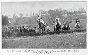 Oliver Collection: West Surrey Staghounds Point-to-point races at Slyfield