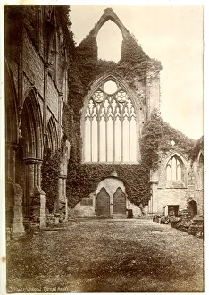 Images Dated 22nd August 2019: West Window, Tintern Abbey, Monmouthshire