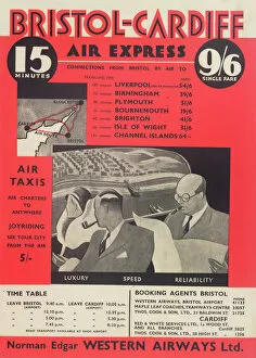Edgar Collection: Western Airways Ltd Poster