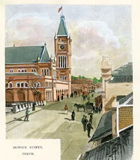 Perth Prints: Western Australia - Howick Street, Perth