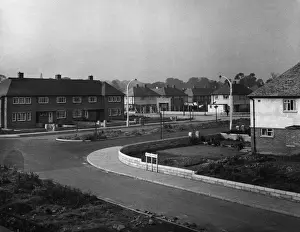 Cardiff Prints: Western Avenue, on the Gabalfa Estate, a council estate in Cardiff, Wales