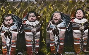 Images Dated 8th August 2017: Western Canada - British Columbia Indian Children