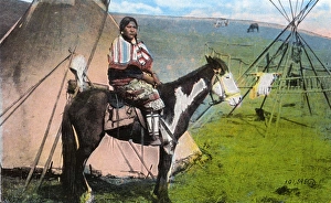 Images Dated 8th August 2017: Western Canada - Kissipimi Otunna (Tsuut ina Nation Squaw)