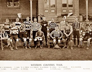 Western Counties Rugby Team in the 1890s