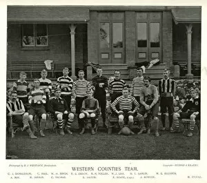 Birch Collection: Western Counties Rugby Team