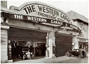 Premises Prints: Western Garage and Engineering Works, Newton Abbot, Devon
