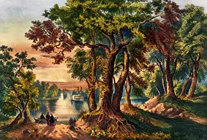 Sun Set Prints: Western River Scenery