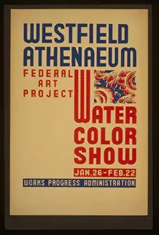 Westfield Athenaeum - Federal Art Project water color show