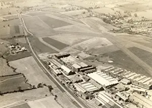 Yeovil Prints: The Westland factory at Yeovil