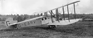 Yeovil Prints: Westland Limousine III G-EARV at Yeovil in June 1920